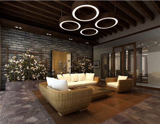 和諧溫馨為主的小型類辦公室裝修設(shè)計